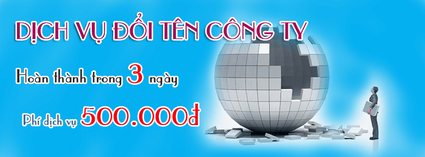 Đổi tên công ty
