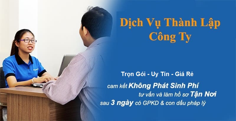 Dịch vụ thành lập công ty, doanh nghiệp - Trọn Gói 65