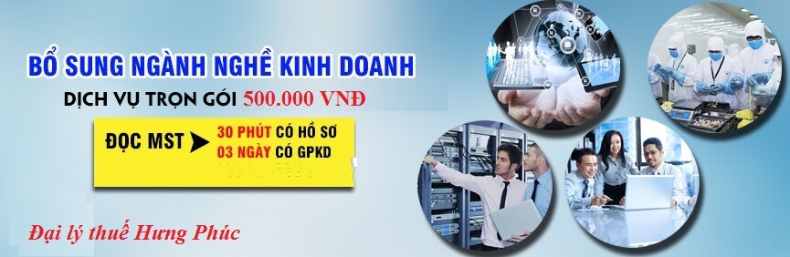 Dịch Vụ Bổ Sung Ngành Nghề Kinh Doanh 1